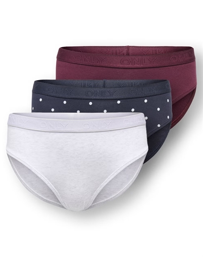Kids Only - KOGLola 3-Pack Logo Undertøj - Fig
